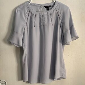 Banana Republic Soft Lavender Short Sleeve Blouse